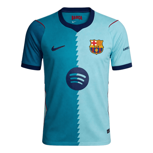 Barcelona Terceira Camisa 2026/27 Azul - camisola de futebol para adeptos em Portugal
