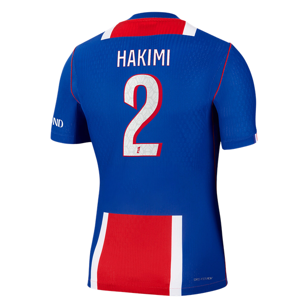 Versão do Jogador HAKIMI #2 PSG Casa Futebol Camisas 2026/27 Azul