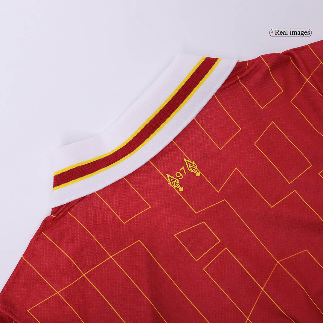 Homen Liverpool CHAMPIONS #20 Casa Soccer Jersey Champion Edition 2024/25