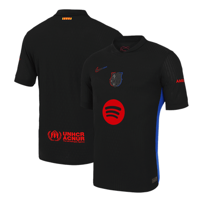 Camisola de Futebol Autêntica do Barcelona Away 2024/25 - Logotipo Spotify sem Texto