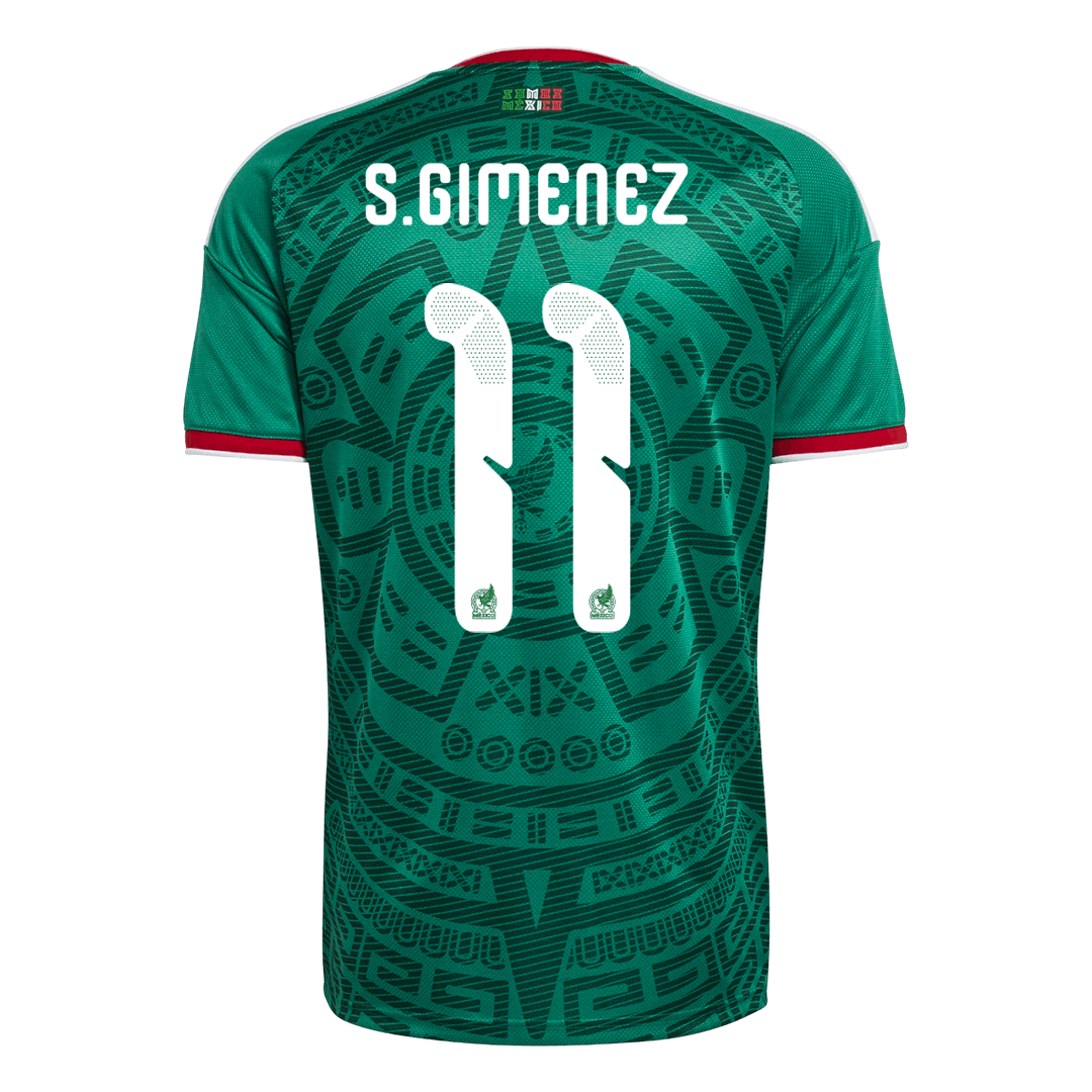 S.GIMENEZ #11 Mexico Casa Camisa 2026 Verde