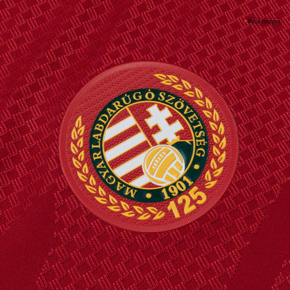 Versão do Jogador Hungría Casa Copa do Mundo Futebol Camisas 2026 Vermelho