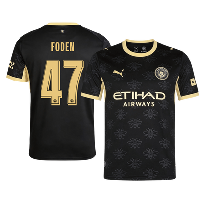 FODEN #47 Manchester City Fora Camisa 2026/27 Preto UCL