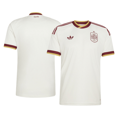 Spain Fora Camisa Copa do Mundo 2026 Branco