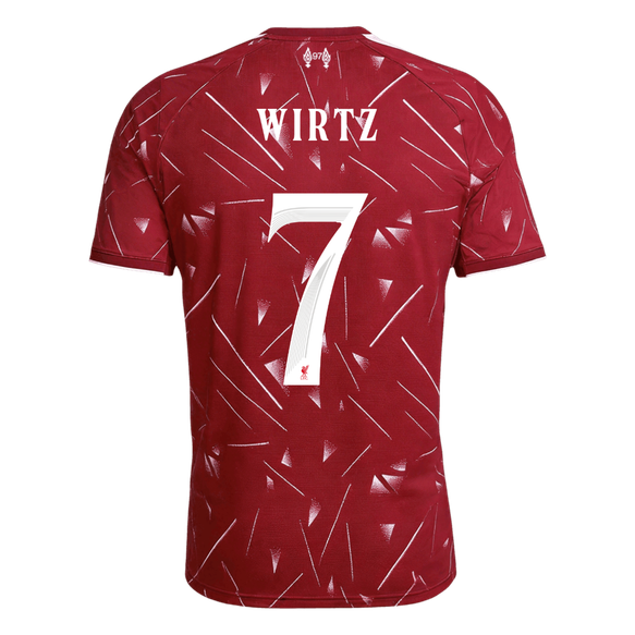 【Super Qualidade】WIRTZ #7 Liverpool
 Casa UCL Futebol Camisa 2026/27 Vermelho