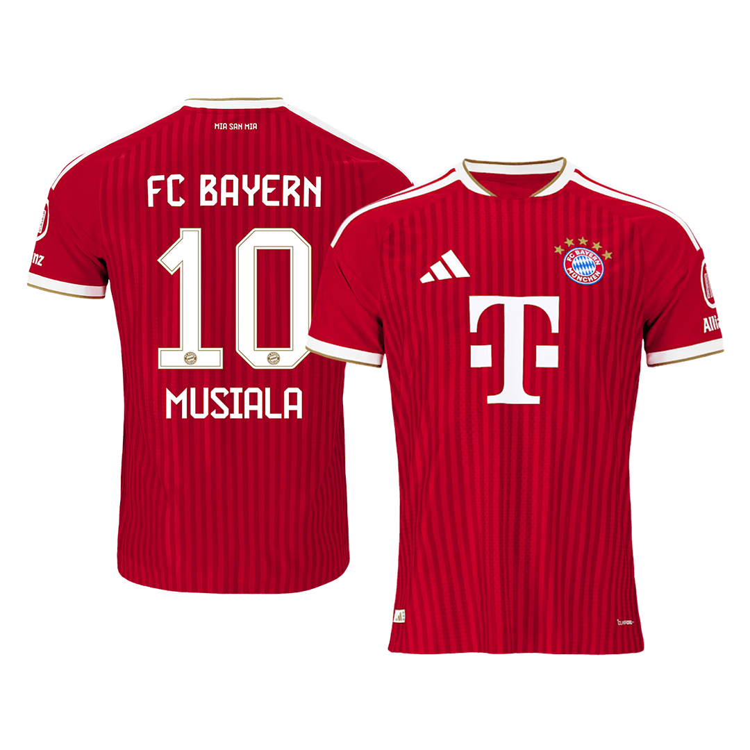 Versão do Jogador MUSIALA #10 Bayern Munich Casa Futebol Camisas 2026/27 Vermelho