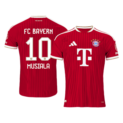 Versão do Jogador MUSIALA #10 Bayern Munich Casa Futebol Camisas 2026/27 Vermelho