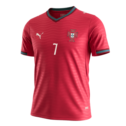 RONALDO #7 Portugal Casa Camisa 2026 Vermelho