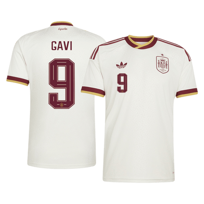 GAVI #9 Espanha Fora Copa do Mundo Camisa 2026 Branco