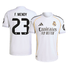 Jogador F.MENDY #23 Real Madrid Casa Futebol Camisas 2025/26 Branco