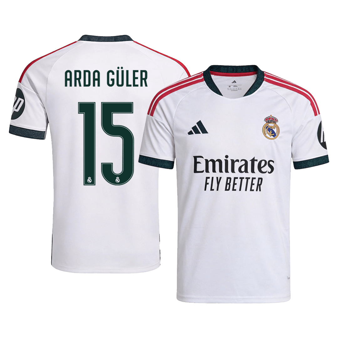 【Super Qualidade】ARDA GÜLER #15 Real Madrid
 Casa Futebol Camisa 2026/27 Branco