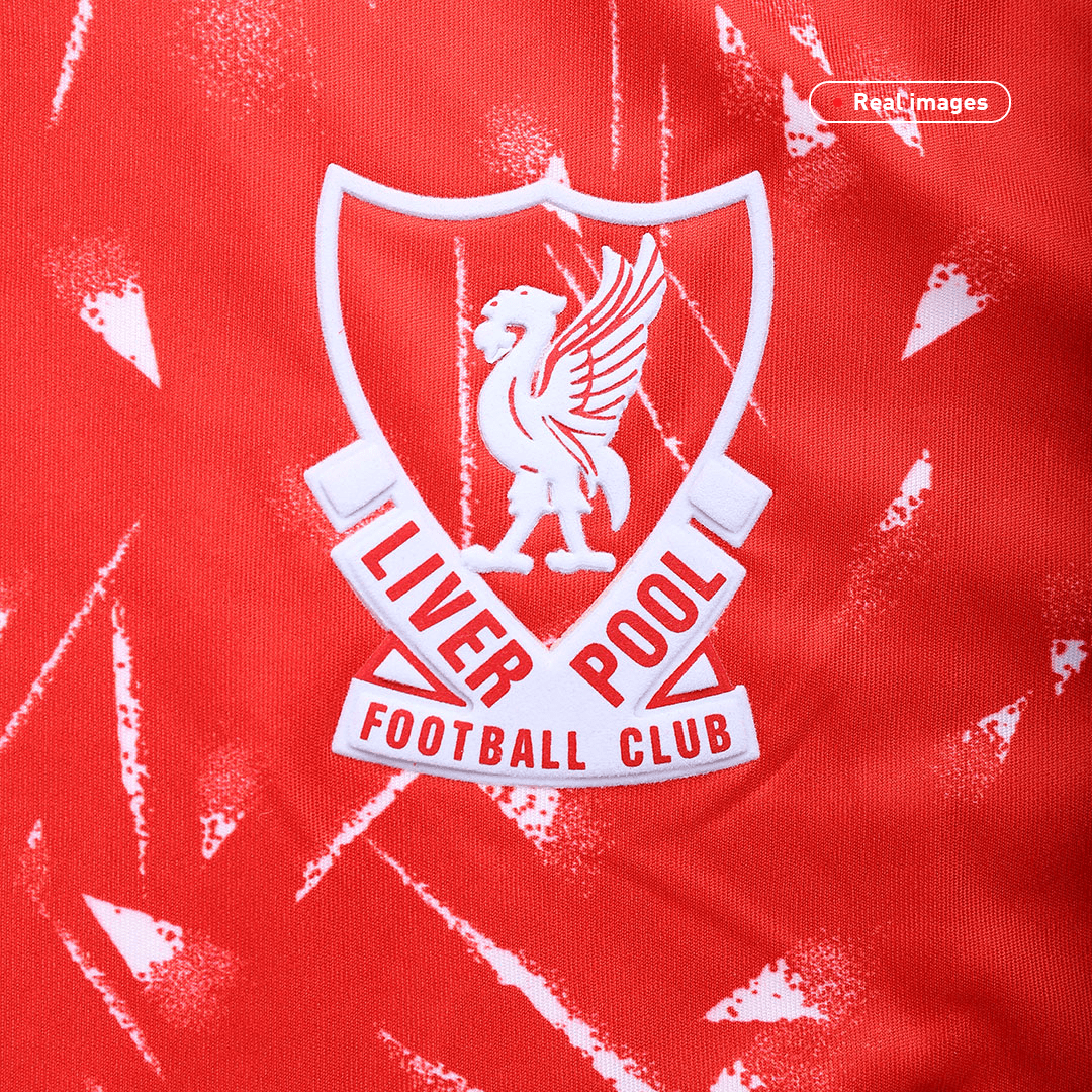 Camisola de futebol retro do Liverpool 1989/91