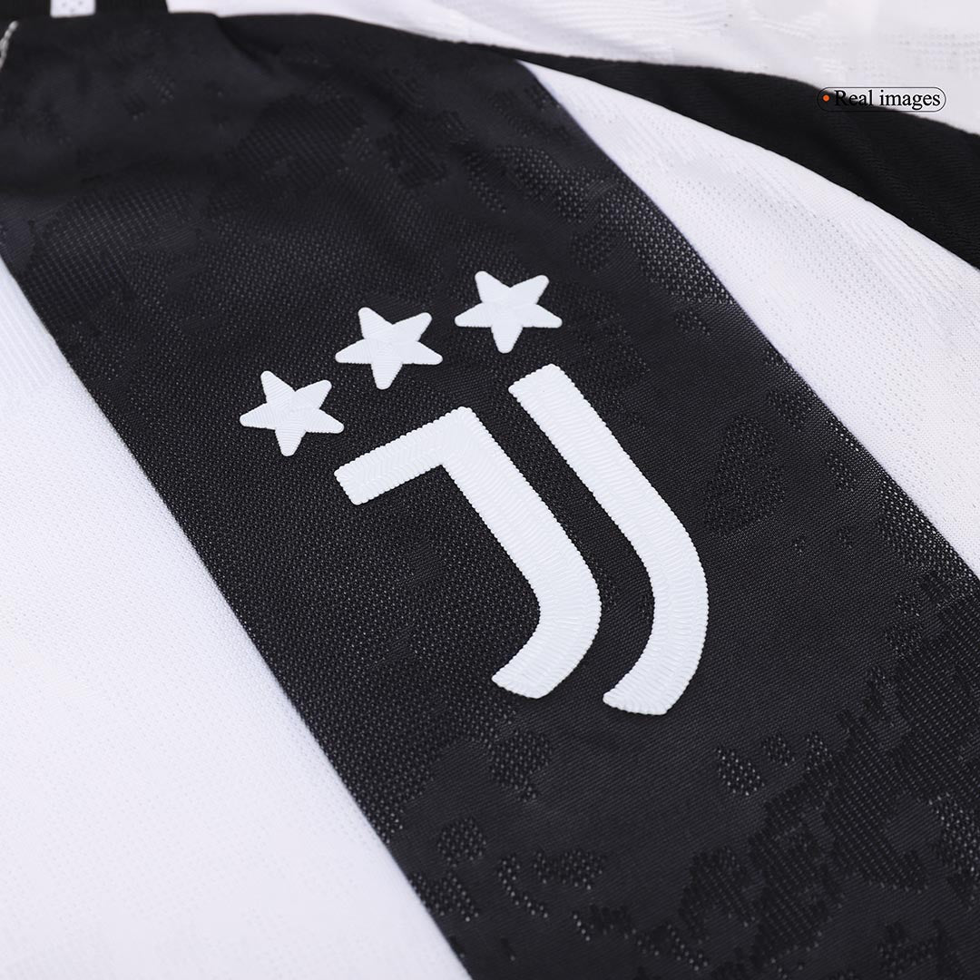 Camisola de futebol Authentic Juventus Home Shirt 2024/25 Save The Children Sponsor