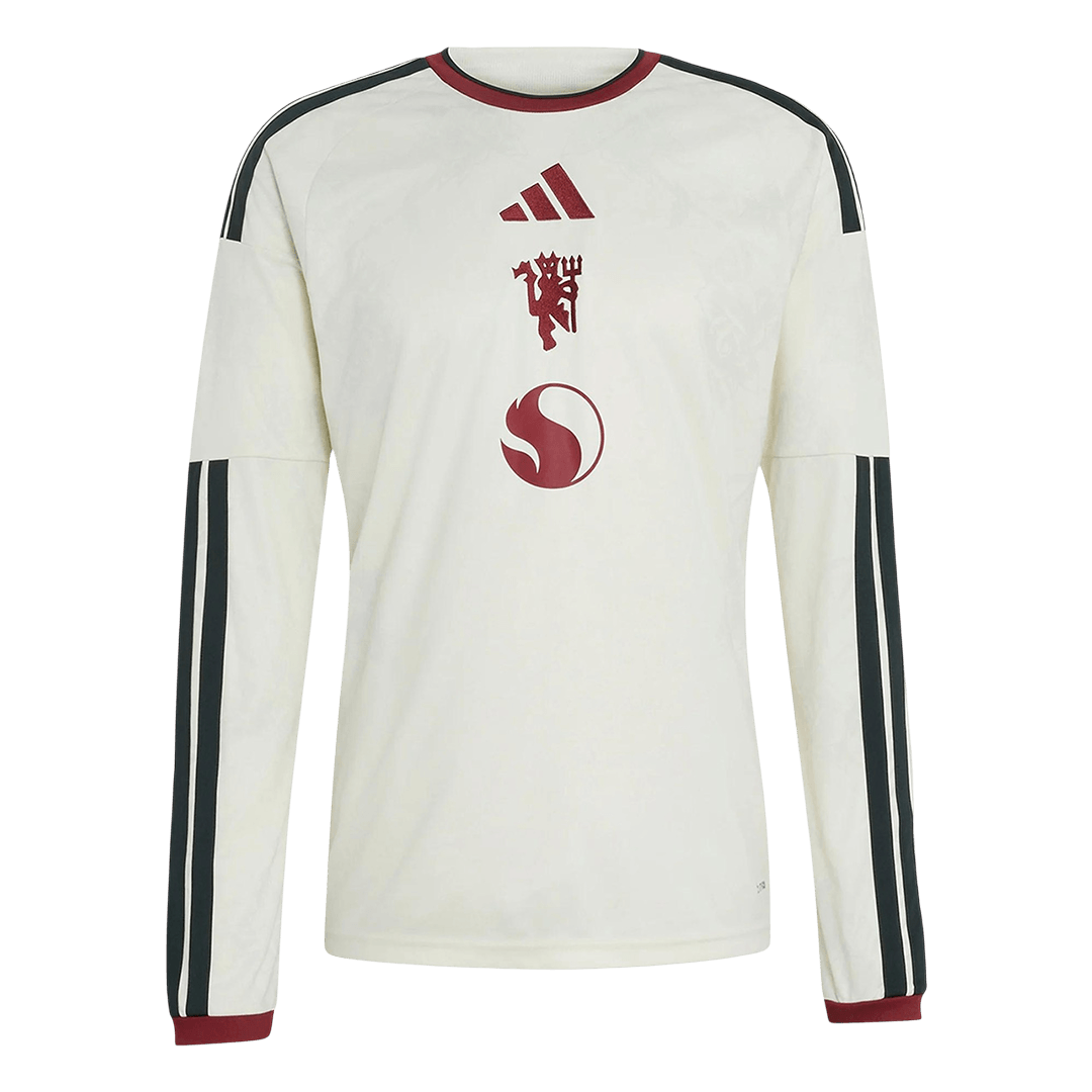 Manchester United Terceira Manga comprida Camisa 2026/27 Branco