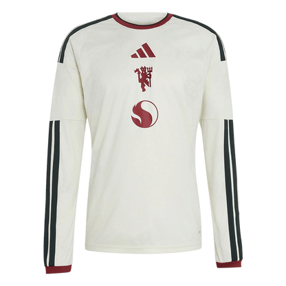 Manchester United Terceira Manga comprida Camisa 2026/27 Branco