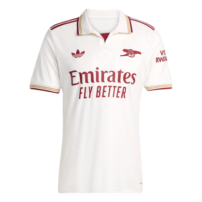 Arsenal Fora Terceira Camisa 2025/26- Branco