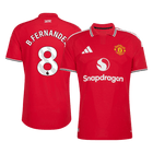 Versão do Jogador B. FERNANDES #8 Manchester United Casa Futebol Camisas 2026/27 Vermelho