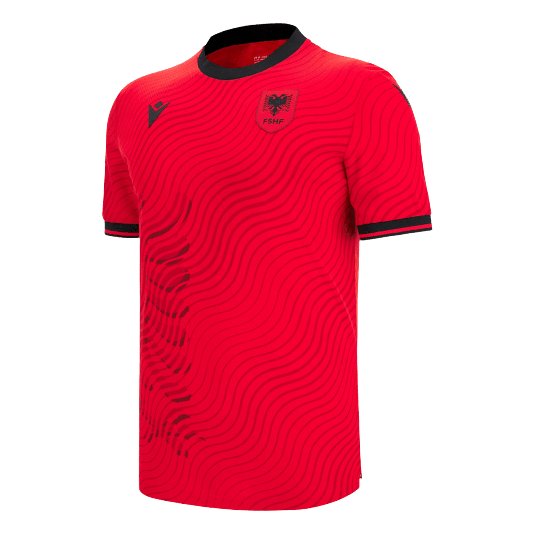 Albania Casa Camisa Copa do Mundo 2026 Vermelho - camisola de futebol para adeptos em