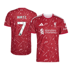 Versão do Jogador WIRTZ #7 Liverpool Casa Futebol Camisas 2026/27 Vermelho