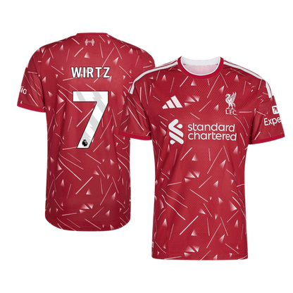 Versão do Jogador WIRTZ #7 Liverpool Casa Futebol Camisas 2026/27 Vermelho