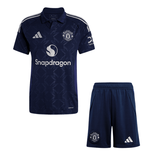 Men's Manchester United Away Football Shirt Kit (Shirt+Shorts) 2024/25 Football Kit UK