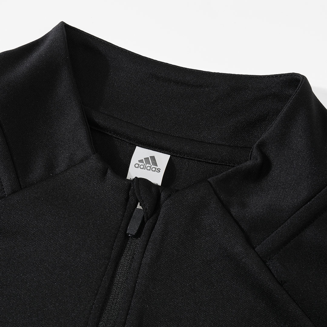 Real Madrid Infantil Zíper Moletom Conjunto (Top+Pants) 2025/26 Preto