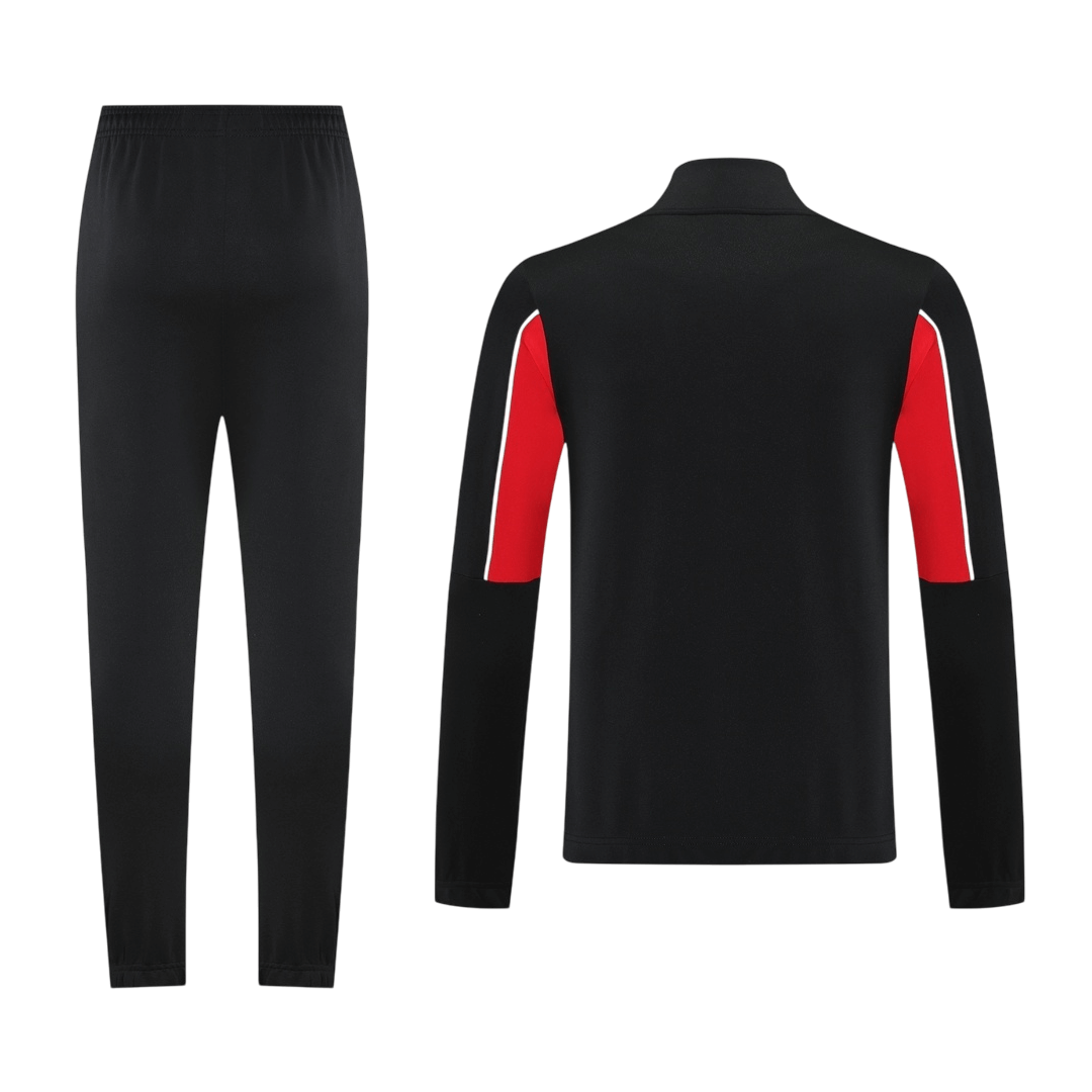 AC Milan Treino Jaqueta Conjunto (Jaqueta + Calças) 2025/26 Preto