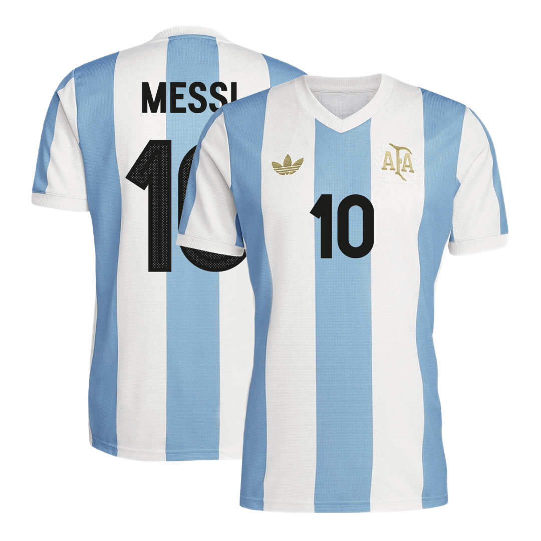 MESSI #10 Argentina Custom 2024 50th Anniversary Football Jersey