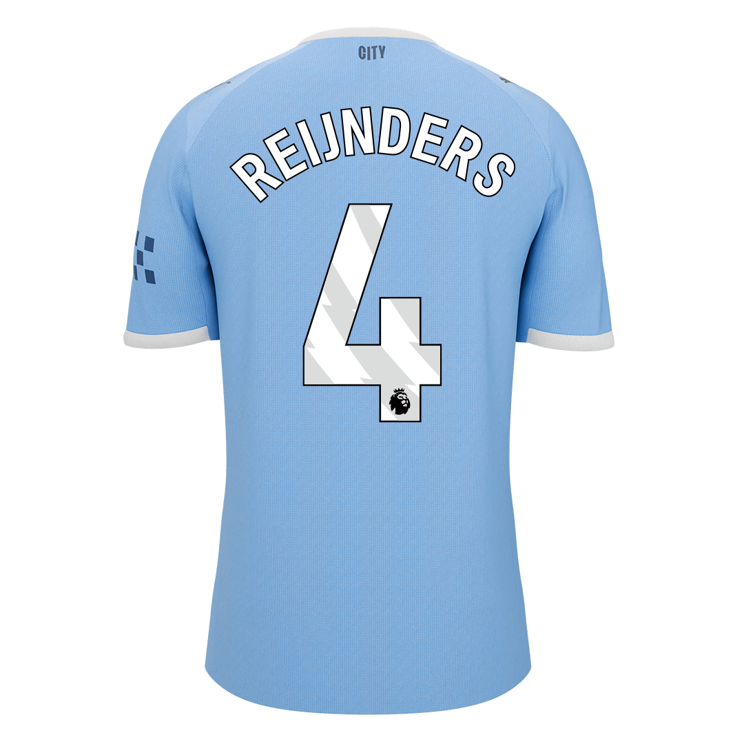 【Super Qualidade】REIJNDERS #4 Manchester City
 Casa Futebol Camisa 2025/26 Azul