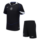 Chelsea Fora Terceira Camisa Conjunto(Camisa+Calções) 2025/26 Preto