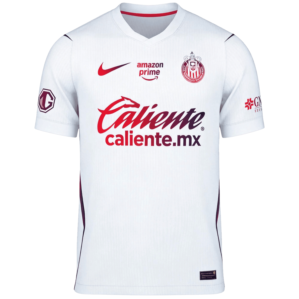 Versão do Jogador Chivas Fora Futebol Camisas 2026/27 Branco