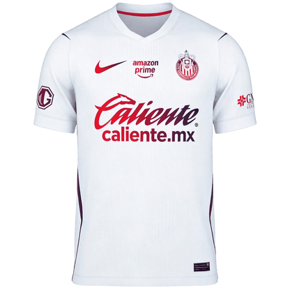 Versão do Jogador Chivas Fora Futebol Camisas 2026/27 Branco