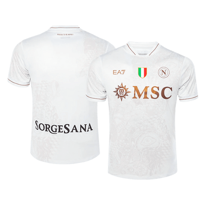 Napoli Fora Camisa Conjunto (Camisa + Calções) 2025/26  Areia