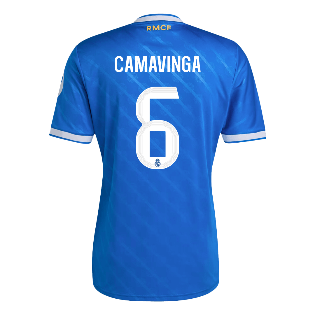 CAMAVINGA #6 Real Madrid Fora Terceira Camisa 2025/26 Azul
