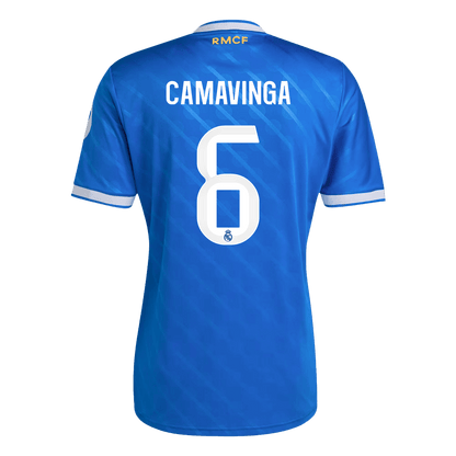 CAMAVINGA #6 Real Madrid Fora Terceira Camisa 2025/26 Azul