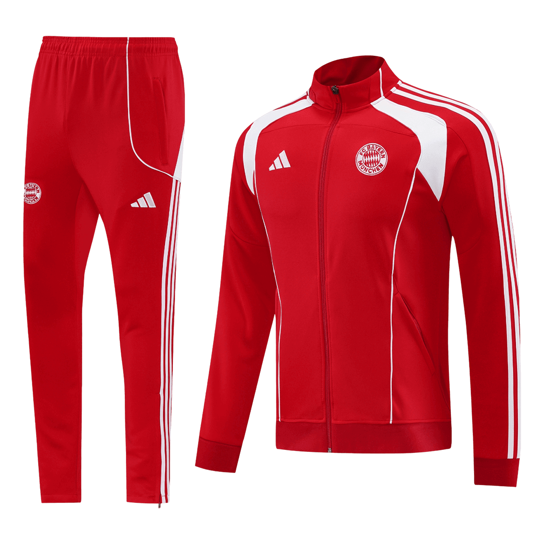 Bayern Munich Treino Jaqueta Conjunto (Jaqueta+Calças) 2025/26 Vermelho