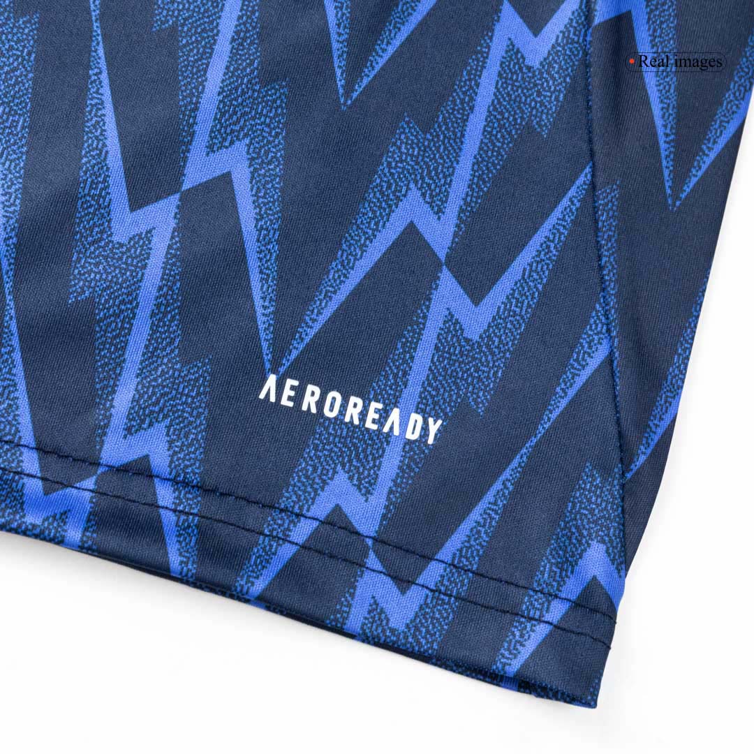 Arsenal Infantil 
 Fora Futebol Camisa Conjunto (Camisa+Shorts+Meias) 2025/26 Azul