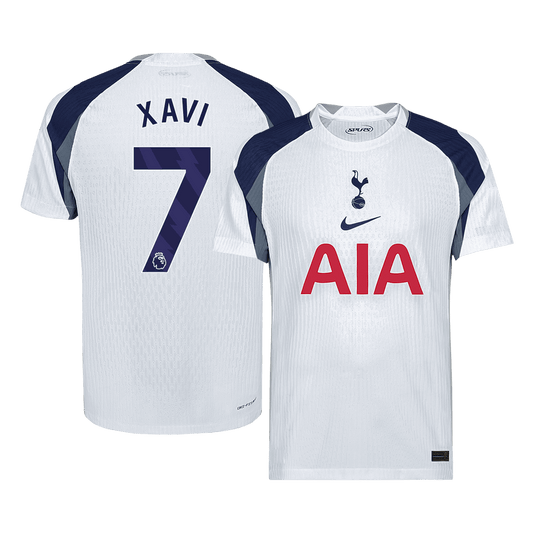 Autêntico XAVI #7 Tottenham Hotspur Casa Futebol Camisas 2025/26 Branco