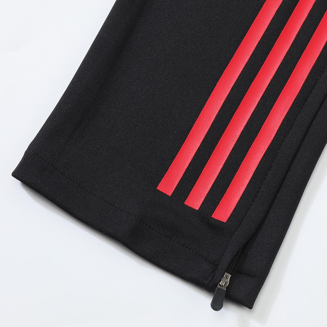 Arsenal Zíper Moletom Conjunto (Top+Calças) 2025/26 Vermelho