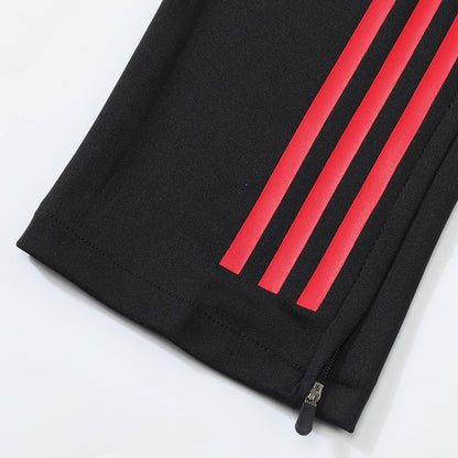 Arsenal Zíper Moletom Conjunto (Top+Calças) 2025/26 Vermelho