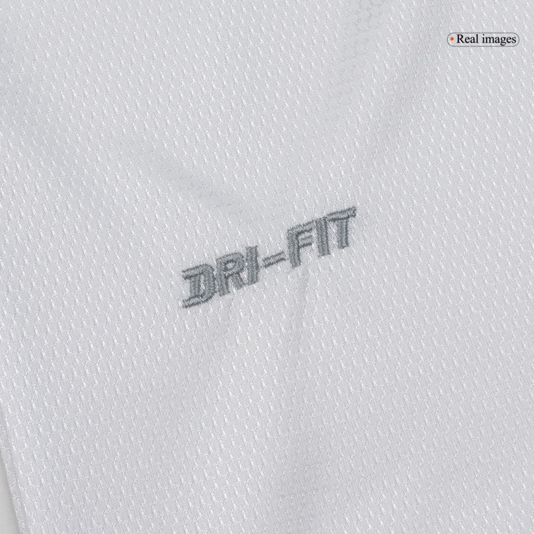 Retrô Portugal Fora Manga Longa Camisa 2012 Branco