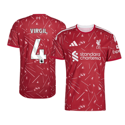 Versão do Jogador VIRGIL #4 Liverpool Casa Futebol Camisas 2026/27 Vermelho