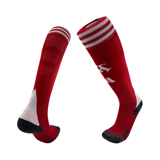 Arsenal Casa Meias 2025/26 Vermelho