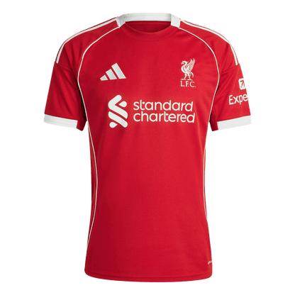 VIRGIL #4 Liverpool Casa Camisa 2025/26 Vermelho