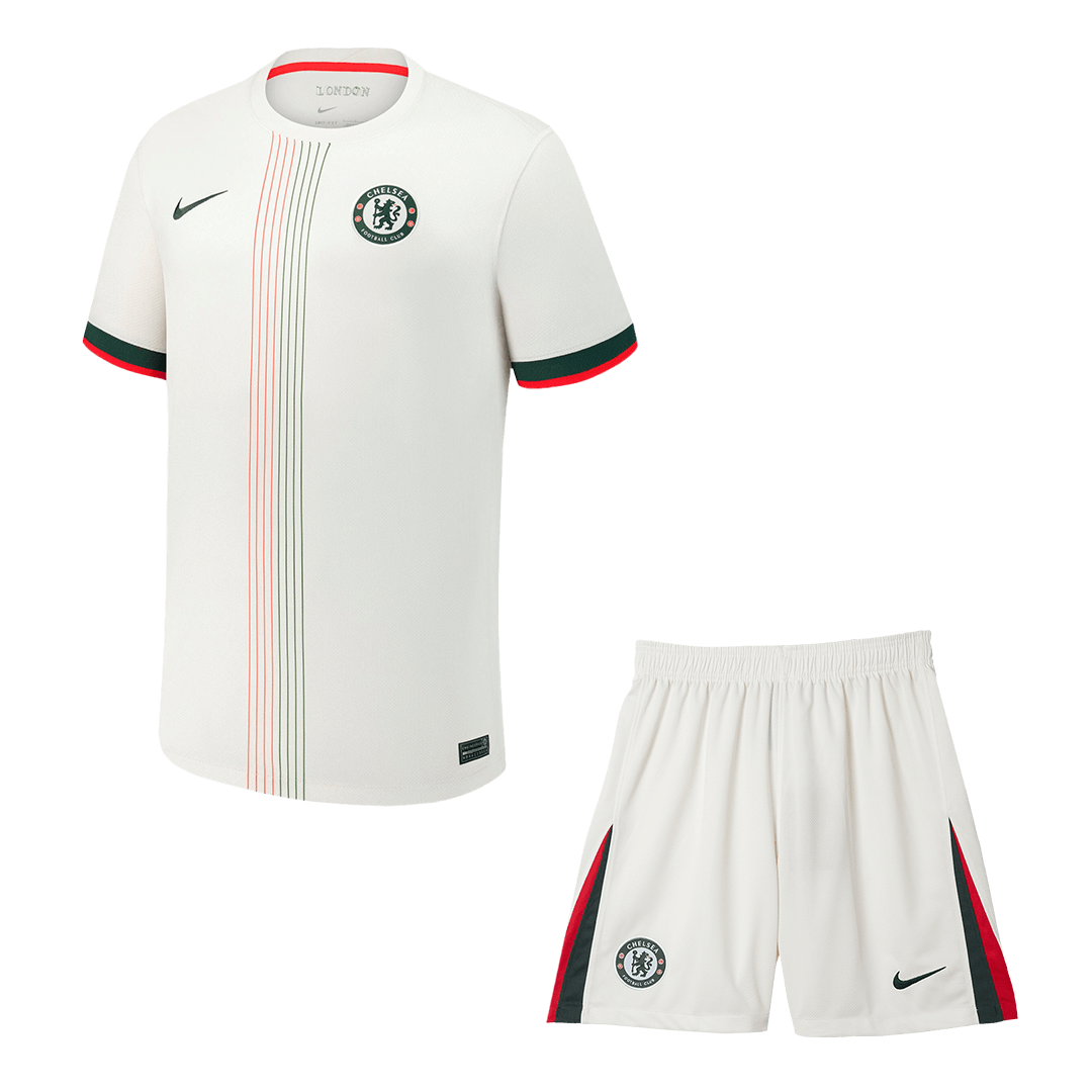 Chelsea 
 Fora 
 Camisa 
 Conjunto (Camisa + Calções) 
2025/26 
 Branco
