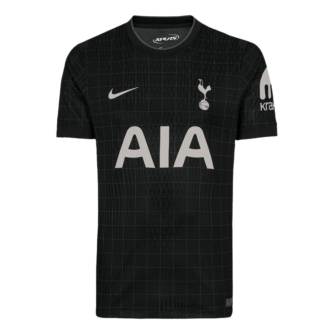 Jogador Tottenham Hotspur Fora Futebol Camisas 2025/26 Preto