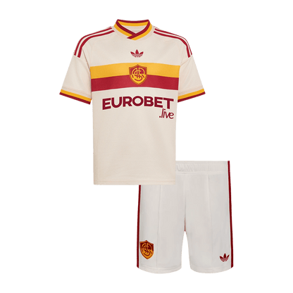 Roma Infantil 
 Fora Futebol Camisa 2026/27 Branco