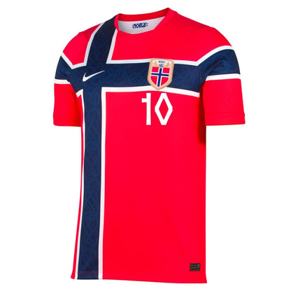 Ødegaard #10 Noruega Casa Copa do Mundo Camisa 2026
