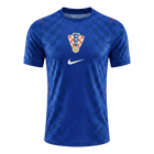 Versão do Jogador Croatia Fora World Cup Futebol Camisas 2026 Azul
