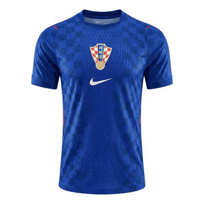 Versão do Jogador MODRIĆ #10 Croatia Fora Copa do Mundo Futebol Camisas 2026 Azul